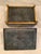 Mid Century Gray Marble Box Gold Mounts For Sale - Image 9 of 12