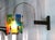 Metal Mid Century Modern Colorful Swivel Wall Sconce Light Fixture For Sale - Image 7 of 7
