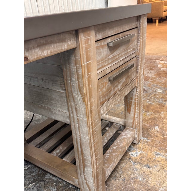 Metal Restoration Hardware Teen Division Vaughn Desk For Sale - Image 7 of 12
