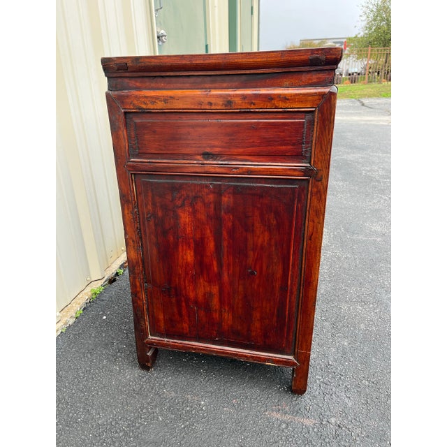 Antique Chinese Rosewood Chest of Drawers or Cabinet- Early 1900s For Sale - Image 10 of 12