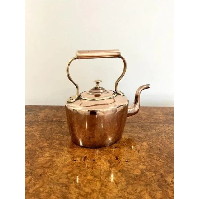 Early 19th Century Small Antique George III Copper Kettle, 1800s For Sale - Image 5 of 6