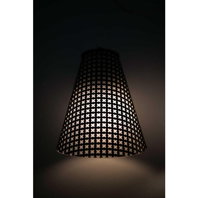 Metal Scandinavian Modern Brass Wall Lamps, 1950s, Set of 2 For Sale - Image 7 of 9