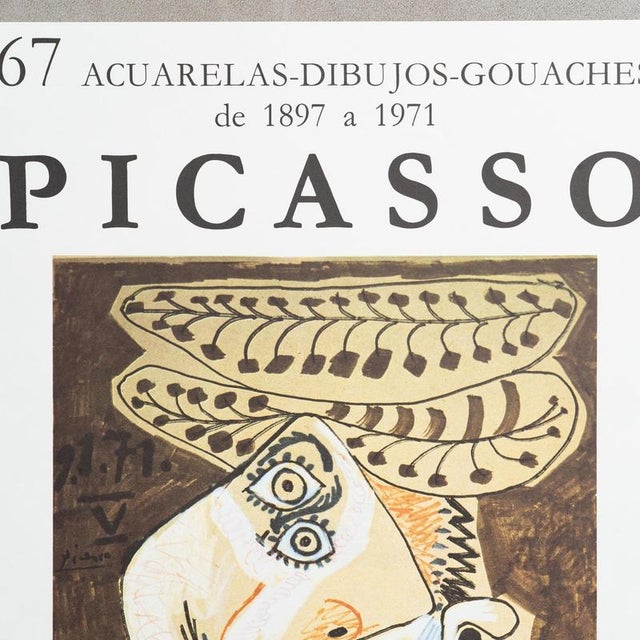 Original Poster by Pablo Picasso, 1970s For Sale - Image 4 of 10