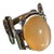 12 Carat Pomelo Cat’s Eye Moonstone Cabochon Cocktail Ring, Size 7 For Sale