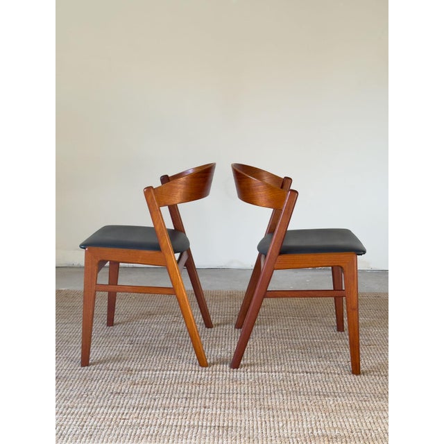 Danish Teak Dining Chairs attributed to Erik Kirkegaard for Høng Stole, 1960s, Set of 6 For Sale - Image 17 of 18