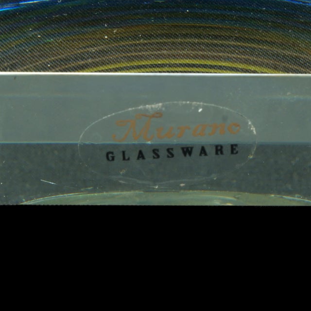 Vintage Murano Style Badash Crystal Glass Sculpture For Sale In Phoenix - Image 6 of 9