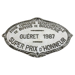 Concours Agricole Guéret Super Prix D'Honneur Sign, 1987 For Sale