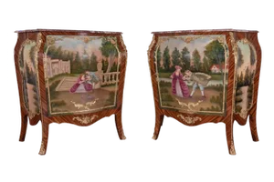French Empire Cabinets, Set of 2