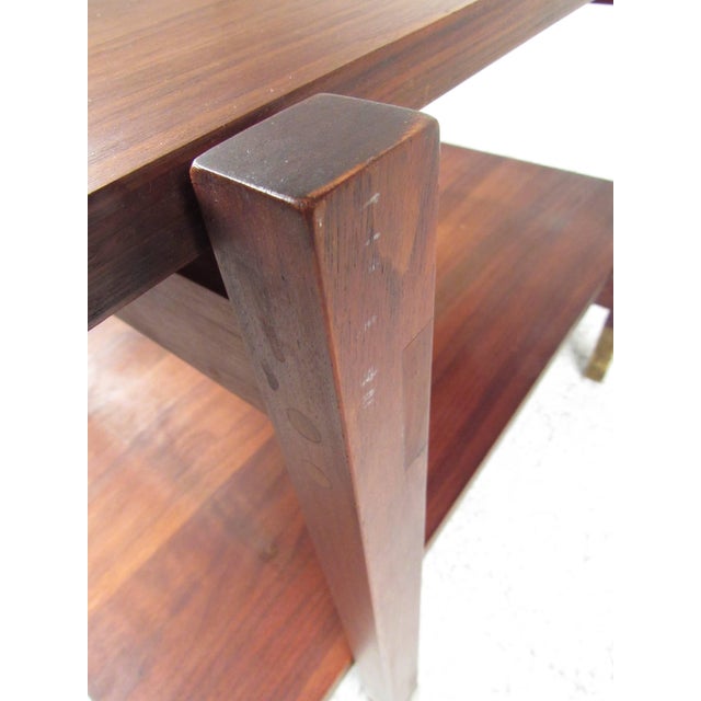 1960s Mid-Century Two-Tier End Table For Sale - Image 12 of 12
