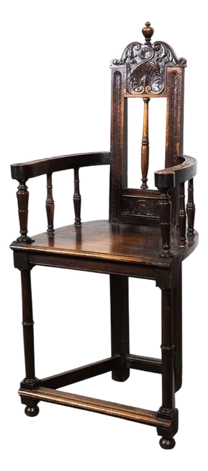 Antique Wooden Armchair