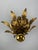 1960s Small Mid-Century Modern Italian Gilt Metal Flush Mount by Biasca, 1960 For Sale - Image 5 of 13