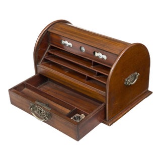 Oak Stationery Box, Circa 1900 For Sale