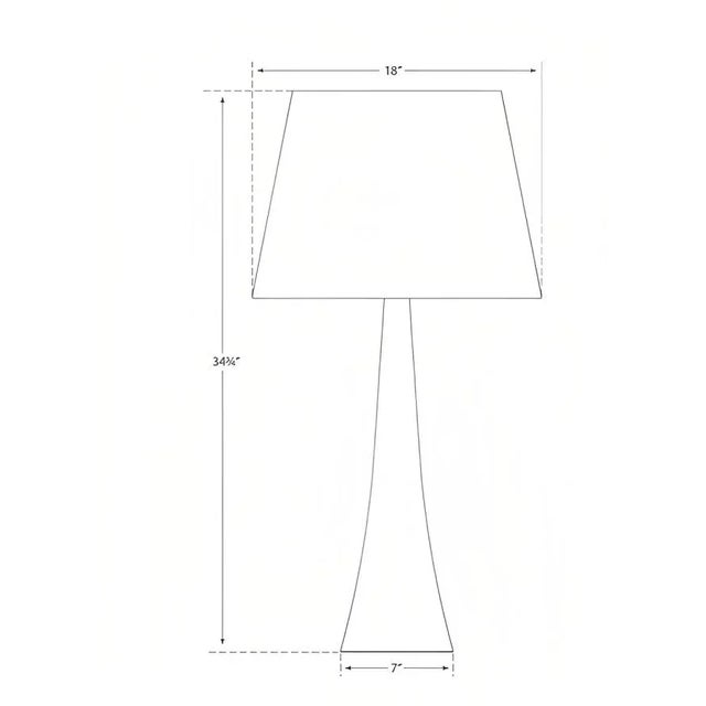 Modern AERIN for Visual Comfort Signature Dover Table Lamp in Burnished Silver Leaf with Linen Shade For Sale - Image 3 of 3