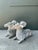 Vintage Monumental Distressed Hand Carved Rams - A Pair For Sale - Image 9 of 13