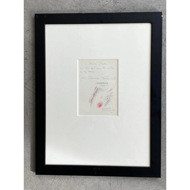 1960s Corneille, Composition, 1960s, Original Colored Pencil Drawing For Sale - Image 5 of 6