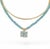 Apatite Pendant Necklace With 14k Gold For Sale - Image 11 of 12