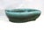 1960s 1960s Mid Century Modern Hull Pottery Green Drip Glaze Leaf Shaped Planter Bowl 406 For Sale - Image 5 of 10