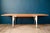 Extendable Table with Bent Steel and Light Wood Legs, 1990s For Sale - Image 14 of 18