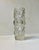 Mid-century modern sculptural Czech glass vase designed by Frantisek Peceny, Rosice works for Sklo Union, 1972. A rather...