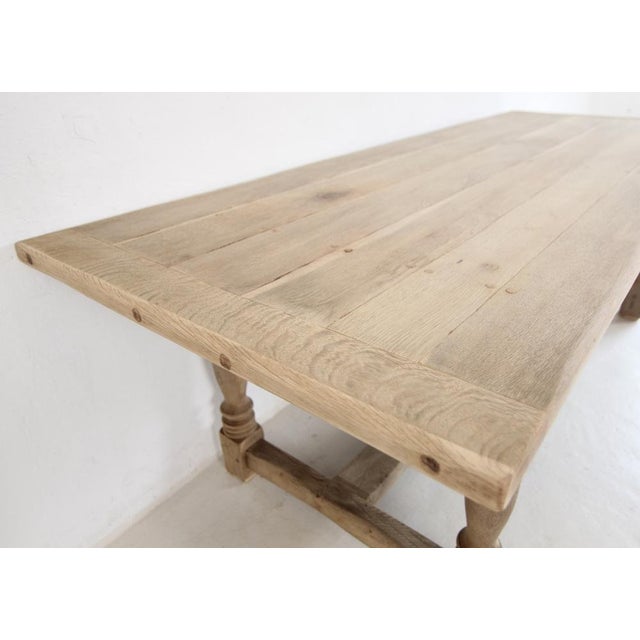 20th Century Spanish Country Oak Dining Table, 1930s For Sale - Image 18 of 18