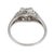 1930s Art Deco Diamond Platinum Engagement Ring, Size 6 For Sale In Los Angeles - Image 6 of 6