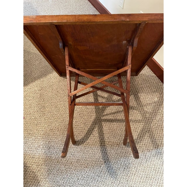 American Early 20th Century Square Card Table For Sale - Image 3 of 3