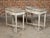 18th Century Pair of French Louis XVI 18th Century Painted Console Tables with Marble Tops For Sale - Image 5 of 12
