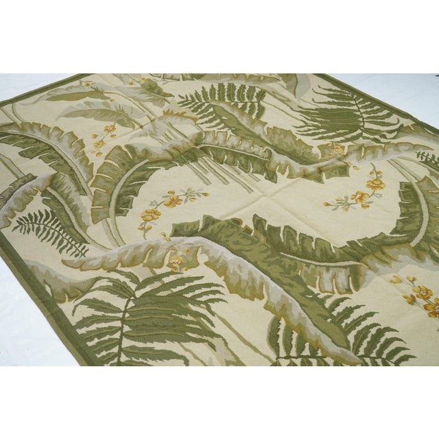 French Aubusson Design Rug 8'0" X 10'0". For Sale In New York - Image 6 of 9