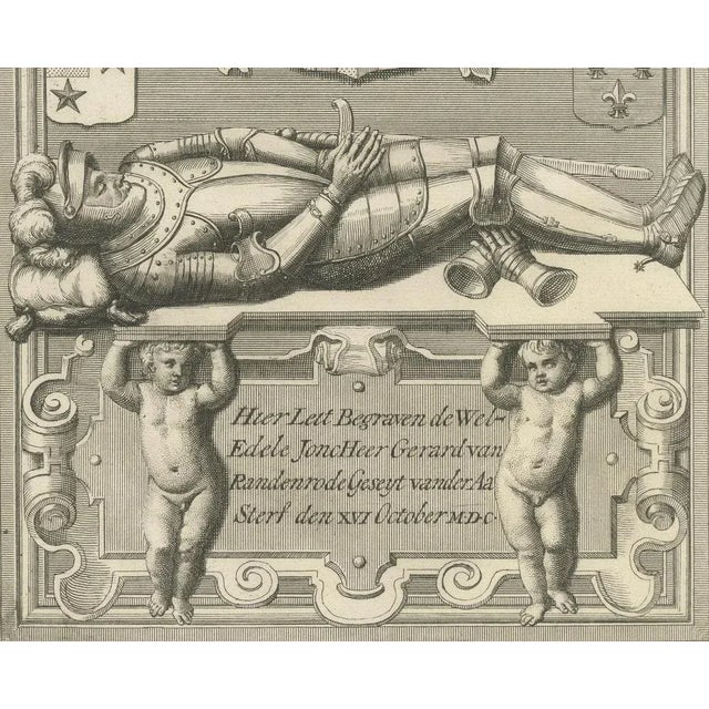 Jacob de Riemer, Armorial Elegy of 1600: A Heraldic Memorial, 1730, Paper For Sale - Image 3 of 6