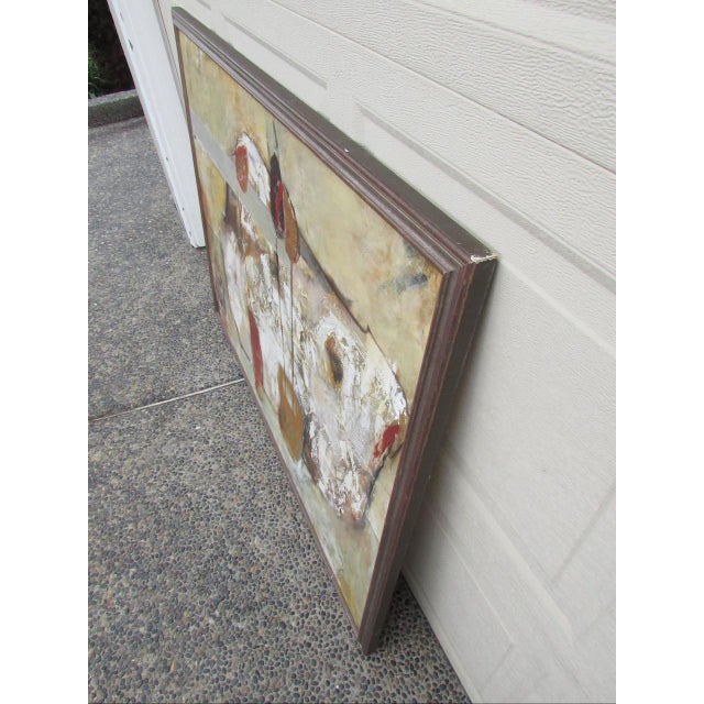 Large Modernist Abstract Painting by Darina Marko For Sale - Image 11 of 13