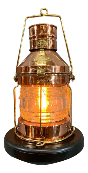 Solid Copper Ships Lantern, circa 1930