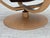 Scandinavian Swivel Armchair in Leather and Bentwood, 1980s For Sale - Image 3 of 18