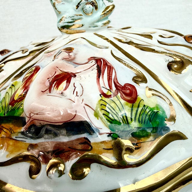 Vintage Box with Lid from Capodimonte, Italy, 1980s For Sale - Image 9 of 18