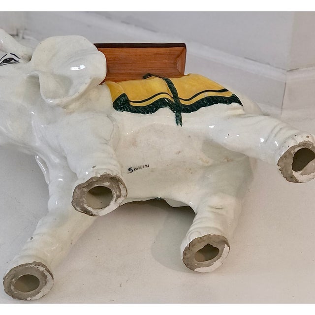 1960s Hollywood Regency Elephant Planter For Sale In West Palm - Image 6 of 11