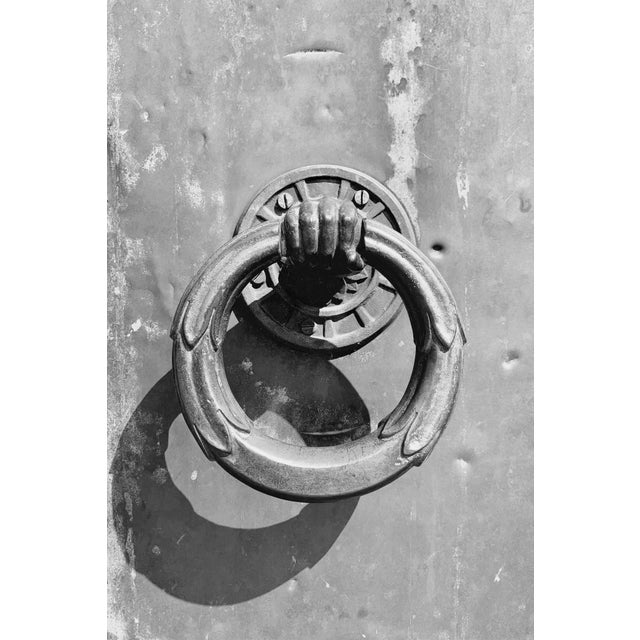 Set of 6 - 'Antique Locks' - Unframed Contemporary Black and White Gallery Wall of Photographs Installation For Sale - Image 4 of 8