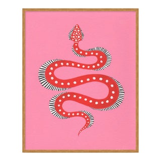 Raspberry Tart by Willa Heart in Gold Frame, Small Art Print For Sale