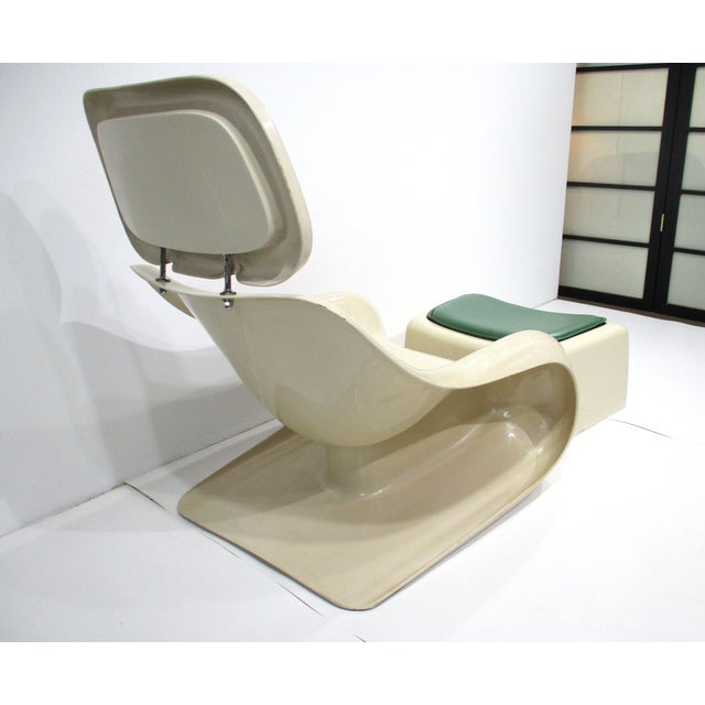 Space Age Targa Lounge Chair and Ottoman in the Style of Klaus Uredt For Sale In Cincinnati - Image 6 of 12
