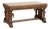 19th Century Danish Carved Oak Desk With Angels and Trestle Base For Sale