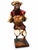 Late 20th Century Late 20th Century Mexican Folk Art Papier-Mâché Market Figures With Basket and Jug — Pair For Sale - Image 5 of 7