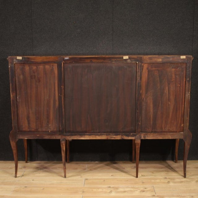 20th Century Inlaid Wood Bar Cabinet, 1950s For Sale - Image 9 of 13