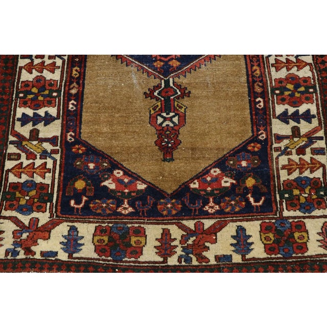 Antique Persian Malayer Rug - 03'07 X 05'11 For Sale - Image 4 of 9