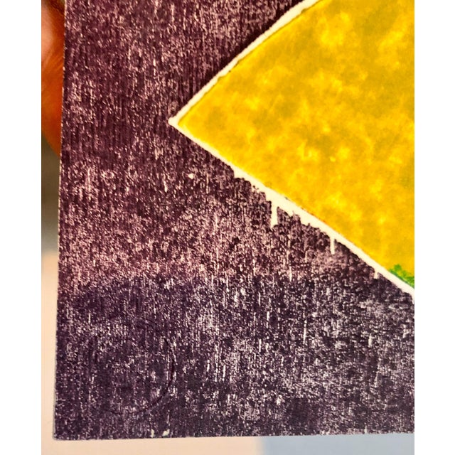 Early 20th Century Amaranth Ehrenhalt, Color Embossed Lithograph Print New York Abstract Expressionist Woman Artist For Sale - Image 5 of 7