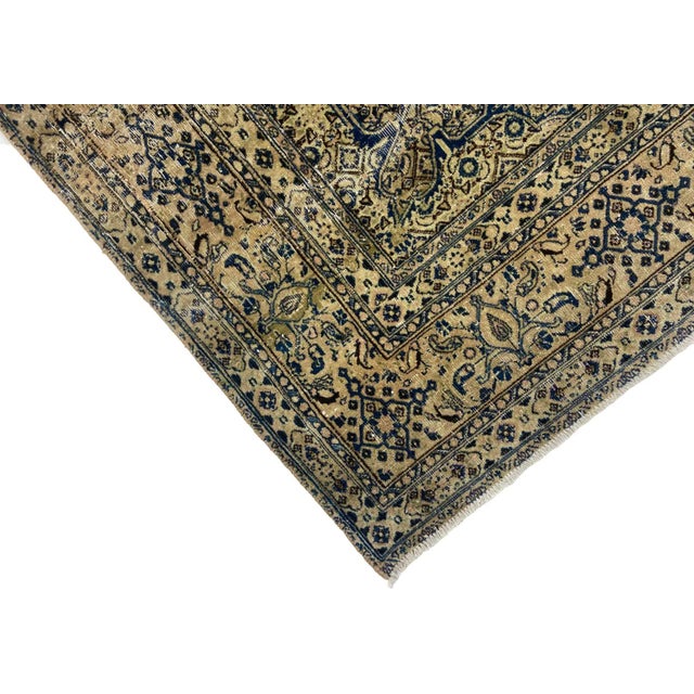 Vintage Middle Eastern Hand-Knotted Rug For Sale - Image 4 of 7