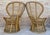 Set of Spanish High Back Armchair in Bamboo Wicker, 1970s For Sale - Image 11 of 18