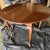 Wood Harden Furniture Attributed Solid Cherry Queen Anne 42" X 42" Round Dining Table Extending to 74" - Late 20th Century For Sale - Image 7 of 10