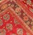 Textile Vintage Turkish Oushak Rug in Rich Red With Allover Floral Rosette Pattern For Sale - Image 7 of 8