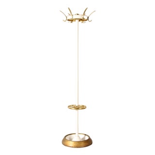 Vintage Freestanding Coat Rack in the style of the United Workshops Munich, 1960s For Sale