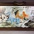 Mid 20th Century Large Vintage Chinese Porcelain Plaque in Wood Frame, "Eight Galloping Horses" Motif For Sale - Image 5 of 6