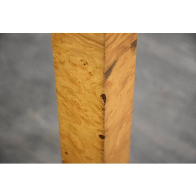 1960s Milo Baughman Seamless Parson Burl Dining Table For Sale - Image 9 of 10