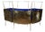 Italian Curved Cocktail Bar in Blue Murano Glass and Brass from Justfurnituress SRL For Sale